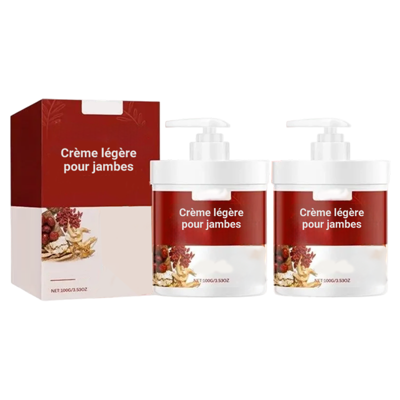 Crème légère pour jambes