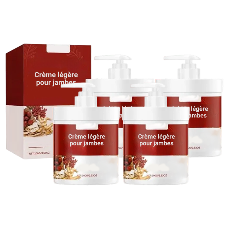 Crème légère pour jambes